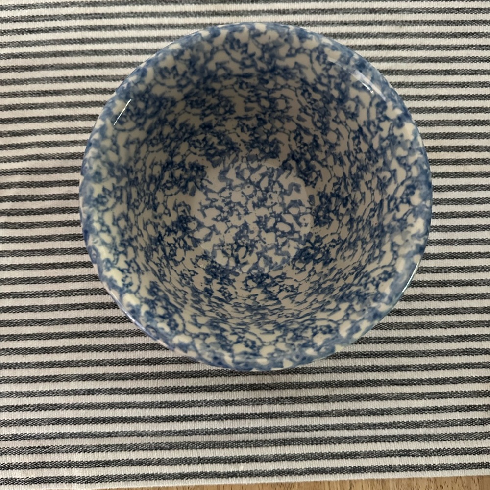 Blue and White Ceramic Bowl small stoneware - Picture 2 of 3
